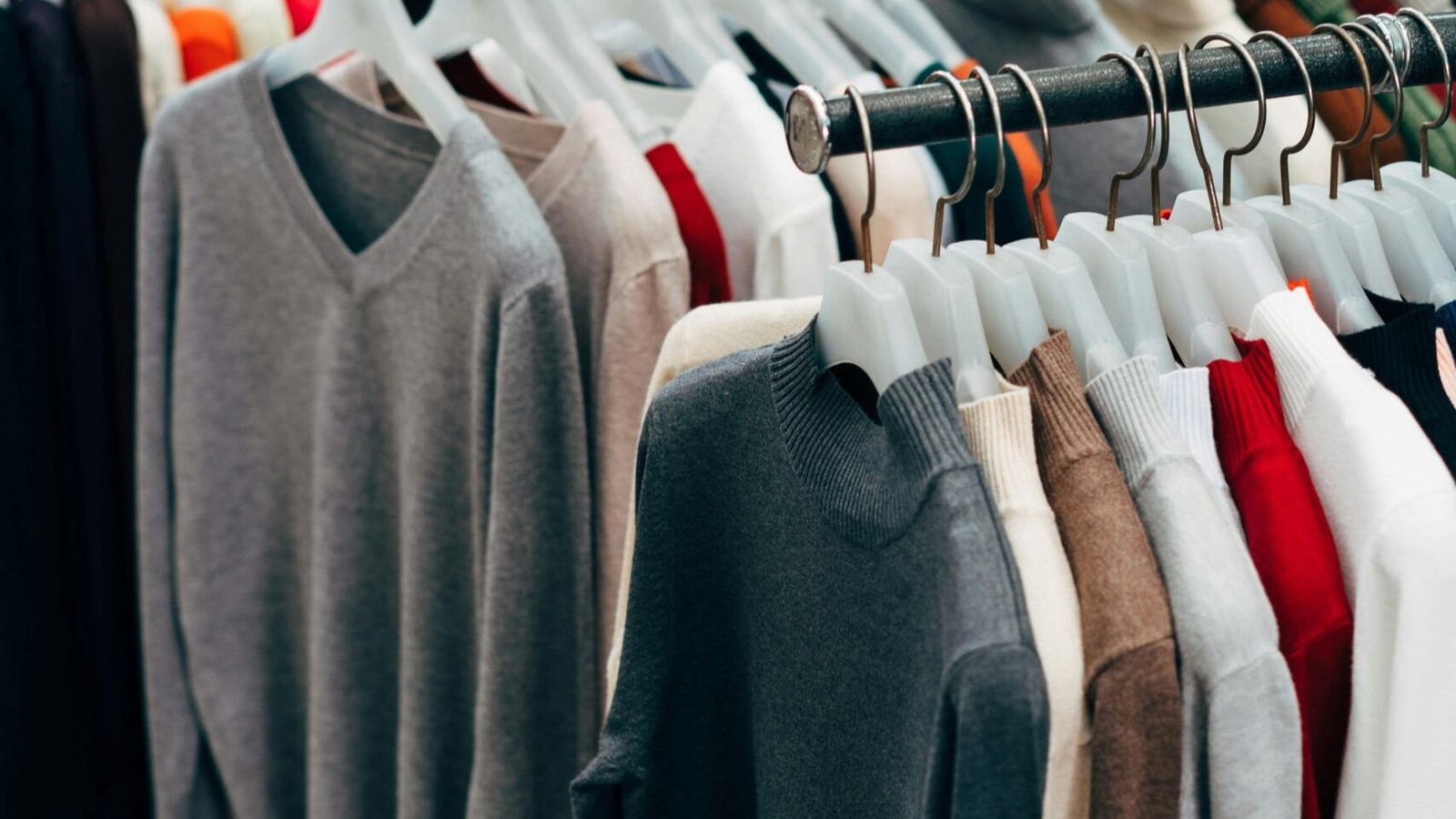 Rack of ready-made garments